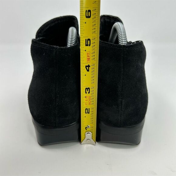 Naot Black Leather Ankle Booties Zip Closure Comfortable Size 41 (US 10-10.5) - Picture 8 of 11